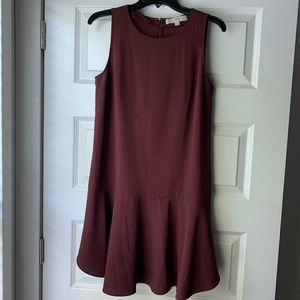 LOFT Burgundy Dress